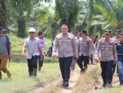 Kapolres Batu Bara Tinjau Lahan Ketahanan Pangan di Wilayah Polsek Indrapura