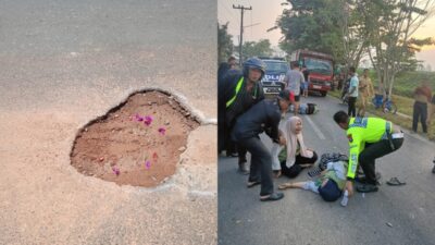 Antaran lubang dengan nyaman anak KKN