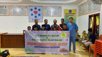 Anak anak peserta Khitanan Masal dari Desa Tanah Itam Ilir (Ib/F-Wan)