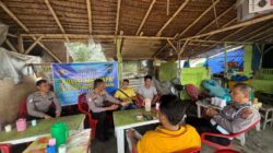 Personil satlantas ajak sopir ngopi bareng, Sabtu (5/7/2025)
