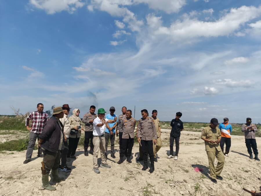Jajaran Polres Cek Lokasi Ketahanan Pangan swasembada jagung, Senin (7/7/2025)