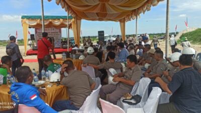 Kapolres mengikuti zoom meeting Penanaman Jagung Serentak, Rabu (9/7/2025)