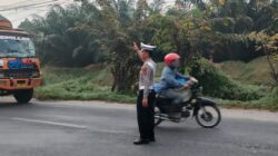 Pagi Hari, Sat Lantas Gaptur di Setiap Persimpangan Guna Keselamatan Pengguna Jalan