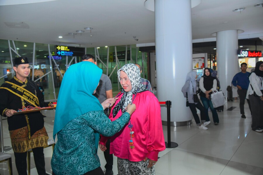 Ketua PKK Kabupaten Batubara disambut baik, Rabu (9/7/2025)