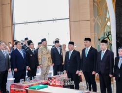 Pelantikan Sekda Provsu, Bupati Batubara Menghadiri & Mengucapkan Selamat