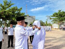 Kemenag Batubara Hadiri Upacara Bendera dan Buka MATSAMA di MTsN Batubara