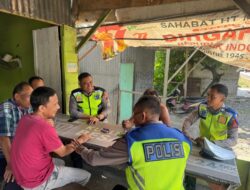 Dikmas Lantas Menyapa Warga Sambil Ngopi, Edukasi Keselamatan Berlalu Lintas Jadi Obrolan Santai