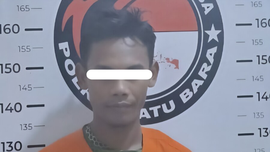 Pelaku diamankan Satnarkoba Polres Batubara, Rabu 237/2025