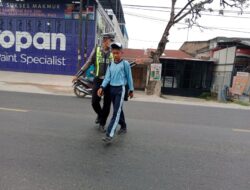 Rutinitas, Sat Lantas Lakukan Gaptu Pagi Hari