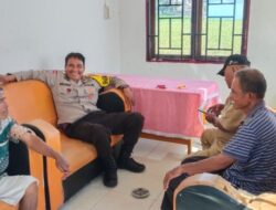 Bhabinkamtibmas Sambang Warga, Aipda Salamat Sampaikan Pesan Kamtibmas