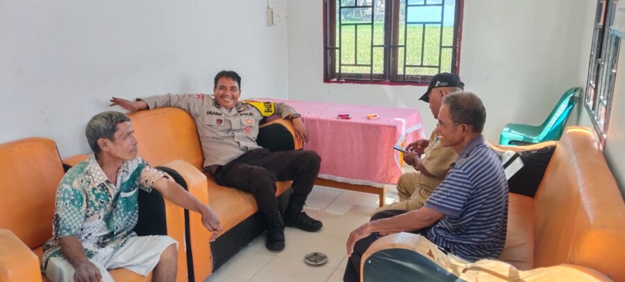 Personil Polsek Lima Puluh Aipda Salamat, Jumat 25/7/2025