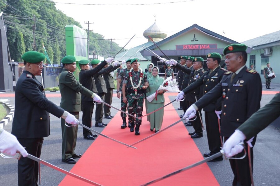 Pejabat baru Dandim 0208/ Asahan Letkol Inf Edy Syahputra 