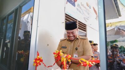 Bupati Batubara H.Baharuddin Siagian Resmikan Mako Polsek Medang Deras, Senin 28/7/2025