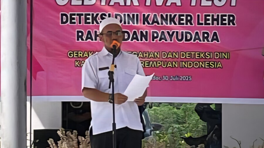 Kepala Dinas Kesehatan P2KB Kabupaten Batubara Dr Deni Syahputra, Rabu (30/7/2025)