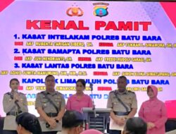 Empat PJU Serah Terima Jabatan, Kapolsek Lima Puluh Berganti