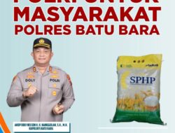 Polsek Jajaran Polres Batubara Kolaborasi Gelar Gerakan Pangan Murah, Sediakan Beras Harga Terjangkau