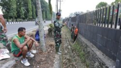 Dandim 0208/Asahan Pimpin Langsung Kegiatan Pembersihan Pangkalan Makodim