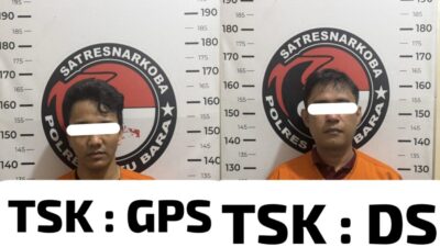 Dua Pelaku terkait sabu