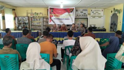 Sat Binmas Edukasi Warga Galakan Sikamling, Rabu (6/8/2025)