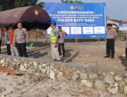 Usai Ground Breaking, Kapolres Memastikan Progres Pembangunan SPPG di Labuhan Ruku