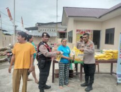 Polsek Medang Deras & Buloq Sediakan Bahan Pokok Harga Terjangkau