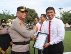 Dari 31 Personel, Salah Satunya Ipda Heri Nst di Berikan Penghargaan dari Kapolres,