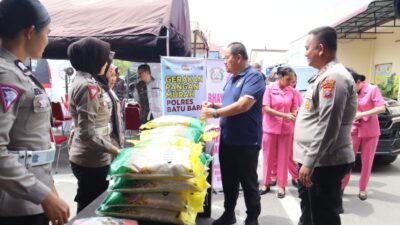 Meringankan Beban Masyarakat, Kembali, Polres Batubara Gelar Gerakan Pangan Murah