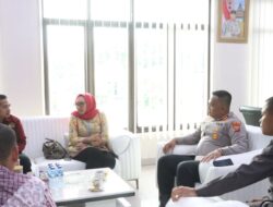 Kepala BPN Batubara yang Baru Audiensi dengan Kapolres