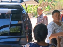 Satlantas Polres Batu Bara Bantu Warga Sakit, Dilarikan ke RSU Adam Malik