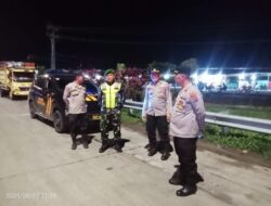 Memelihara Kamtibmas, Personel Polsek Lima Puluh Intensifkan Patroli Mobile