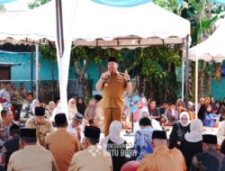 Sambut Hut Ke-58, Desa Simpang Dolok, Bupati Ikut Kenduri Kampung
