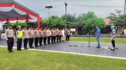 Kapolres Batubara Tekankan Disiplin dalam Bertugas Saat Apel Pagi Bersama Kasi Propam
