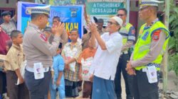 Satlantas Polres Batubara Kunjungi Yayasan Panti Asuhan dan Berbagi Kepedulian