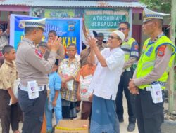 Satlantas Polres Batubara Kunjungi Yayasan Panti Asuhan dan Berbagi Kepedulian