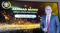 Akhmad Munir terpilih sebagai Ketua Umum PWI Pusat 2025–2030