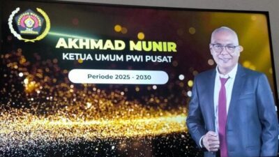 Akhmad Munir terpilih sebagai Ketua Umum PWI Pusat 2025–2030