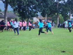 Pertandingan Persahabatan Kasti Antar Ibu-Ibu, Suasana Penuh Semangat dan Kekeluargaan