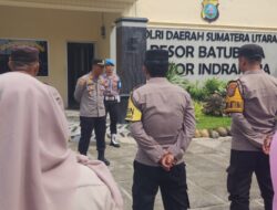 Provos Gelar Pengecekan Personel Polsek Indrapura, Kapolsek Sambut Baik