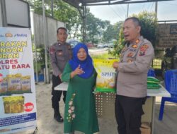 Gerakan Pangan Murah, Polsek Lima Puluh Sediakan Beras Murah & Minyak Goreng