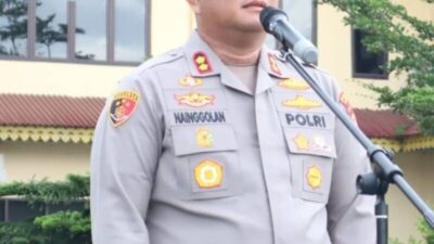 Kapolres Pimpin Apel Pagi : Seluruh Personil Layani Masyarakat Harus Humanis