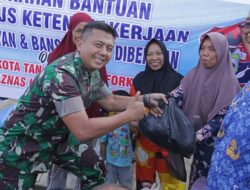 Kodim 0208 Asahan, Bakti Teritorial Prima di Laut, Berbagi Sembako kepada Nelayan