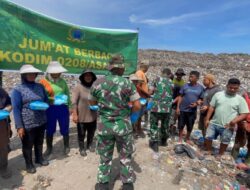 Dandim 0208 Asahan Bakti Teritorial Prima, Jumat Berbagi Bersama Pengepul Barang Bekas dan Abang Becak