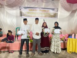 Peringatan Maulid Nabi, Kades Sumber Makmur Sebut Anak Generasi Muda Harus Berani Tampil