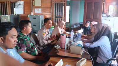Silaturahmi Kamtibmas, Kapolsek Ajak Masyarakat Ciptakan Kondusif