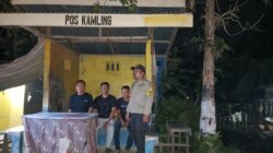 Bhabinkamtibmas Patroli Pos Kamling, Himbau Warga Jaga Kamtibmas