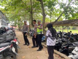Tertipkan Knalpot Brong, Personil Satlantas Rajia di Sekolah
