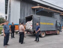 Hasil Panen Jagung di Wilayah Polres Batubara Didistribusikan ke Bulog Asahan