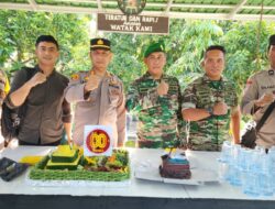 Kapolsek Lima Puluh Ucapkan Selamat HUT ke-80 TNI, Tegaskan Semangat Sinergitas TNI-Polri