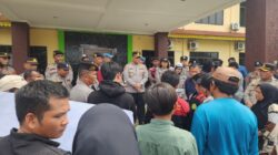 PB FMPP Sumut Sampaikan Sikap di Depan Mapolres Batubara, Kapolres Sambut Baik
