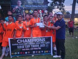 Festival Sepak Bola Kelahiran 2011/12 Sidik Cup, Kadis Disporabudpar : Wadah Pembinaan Generasi Muda
